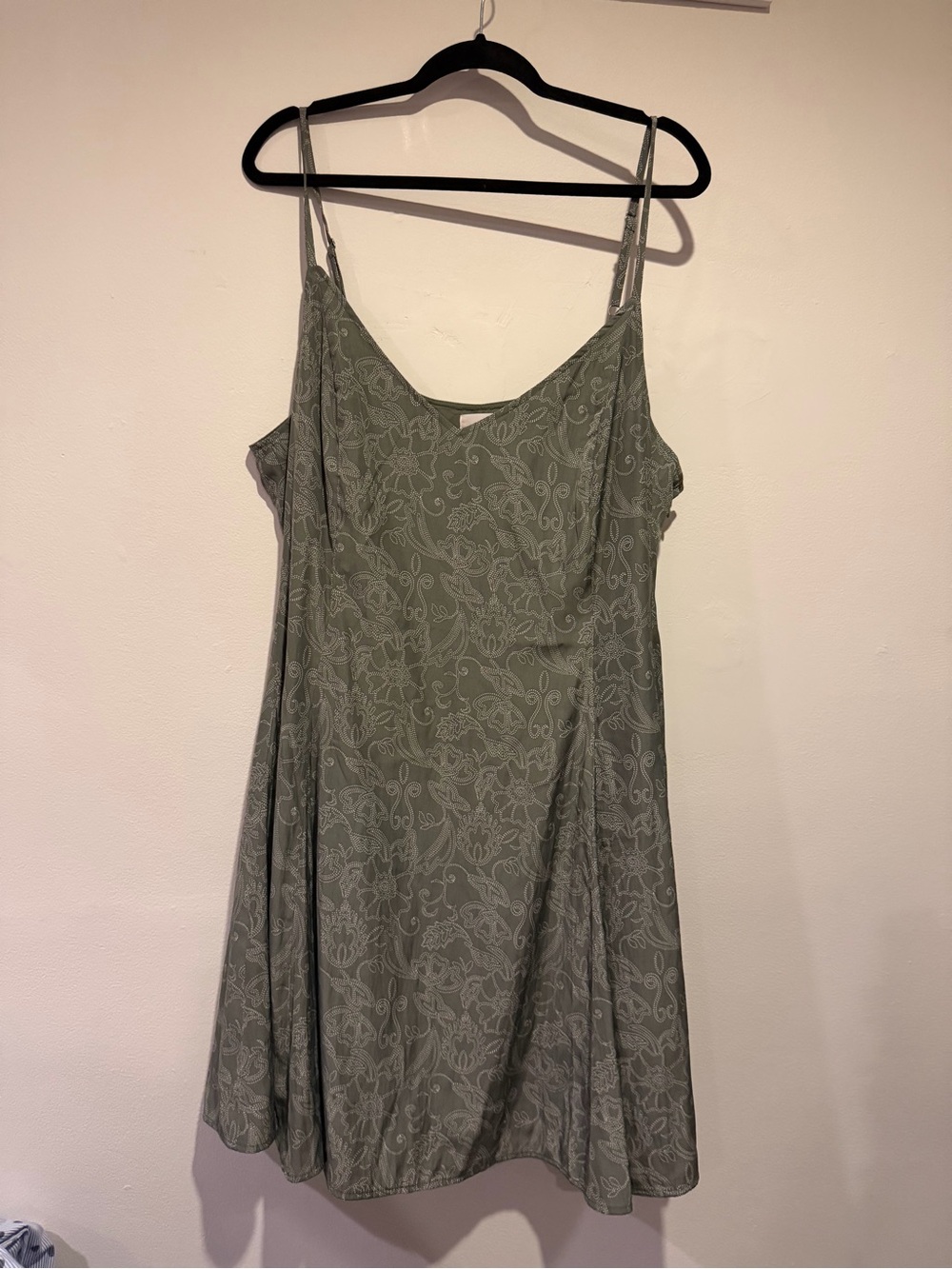 universal thread green floral dress Olive Mini off-the-shoulder